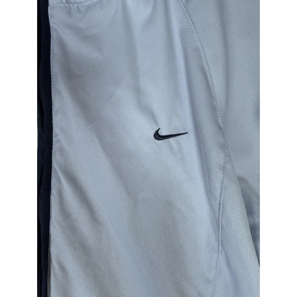 Vintage Nike Jacket Youth Boys S Gray Windbreaker Swoosh Track Y2K Sliver Tag